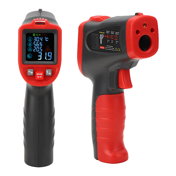 Industriell håndholdt infrarød termometer -50℃ til 650℃