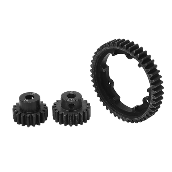 Hårdt stål 46T Main Spur Gear M1 18T 20T Pinion til Traxxas XO 1 E REVO 2.0 Fjernbetjent Bil