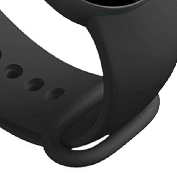 M7 Smart Armband Multifunktion Silikon Dynamisk Färg Storskärm Fitness Watch Band för Puls Sömnövervakning Svart