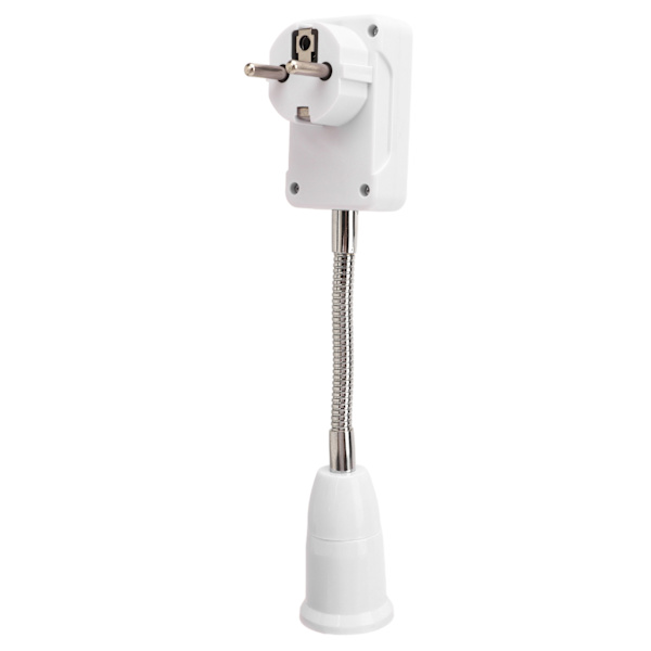 All Direction Extension Adapter Extension Socket Converter E27 Socket Converter med strömbrytare EU-kontakt AC110‑220V