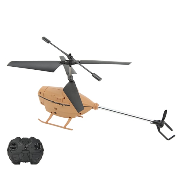 2.5CH RC Helikopter Automatisk Hindring Unngåelse Fjernkontroll Flyleketøy med Gyroskop Khaki
