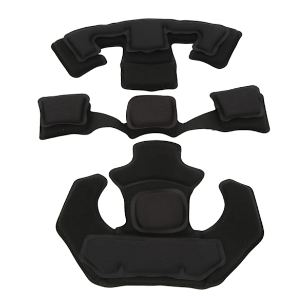 Hjälmkudde Huvudkudde Skyddande 2-lagers Memory Foam Kudde Hjälmkudde Set för WENDY Black