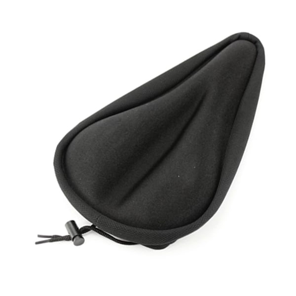 Cykelsittdyna Svart Tjockare Reglerbar dragsko Vattentät Dammtät elastisk svamp 28x18cm Sittöverdrag