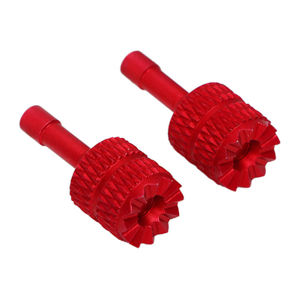 2 ST RC Fjärrkontroll Sticks Portabel Kompakt Aluminiumlegering Ergonomisk Fjärrkontroll Rocker för Mini 3 Pro Red