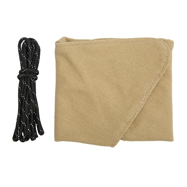 Stativ Pall Duk Vikbar Bärbar Triangel Pall Duk Hantverk Robust Camping Pall Duk för BBQ Party Vandring Khaki