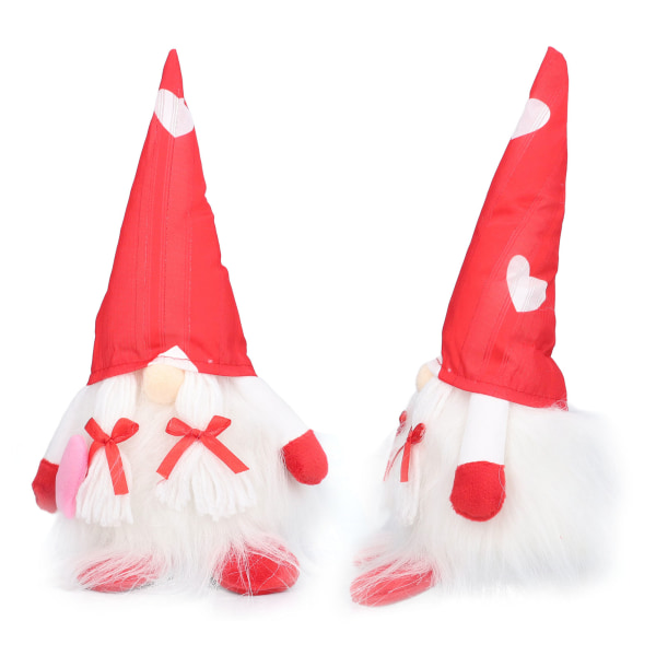 Gnome Doll Ystävänpäivä Koti Pehmeä Söpö Hieno Pehmo Tontut Lelu Lomakoristeet Punainen