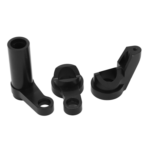 RC-styrspindelsats aluminiumlegering stötdämpande styrenhet för Traxxas Sledge 1/8 95076-4 svart