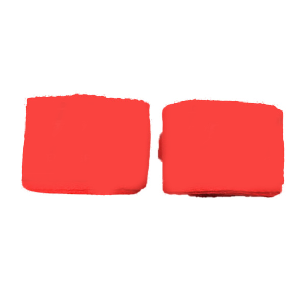 2 st Boxningshandbandage Röd bomullsduk 2,5 m Längd 5 cm Bredd Handinpackning för sport