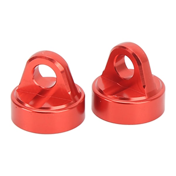 RC Støddæmper Topdæksel Aluminiumslegering RC Dæmperdæksel Beskytter til TENACITY Pro 1/10 2 stk Rød