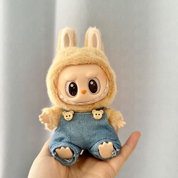 (Endast kläder) Andra generationens Crazy Rabbit Monster med sits-serie Söta dockkläder Leksaksornament 7