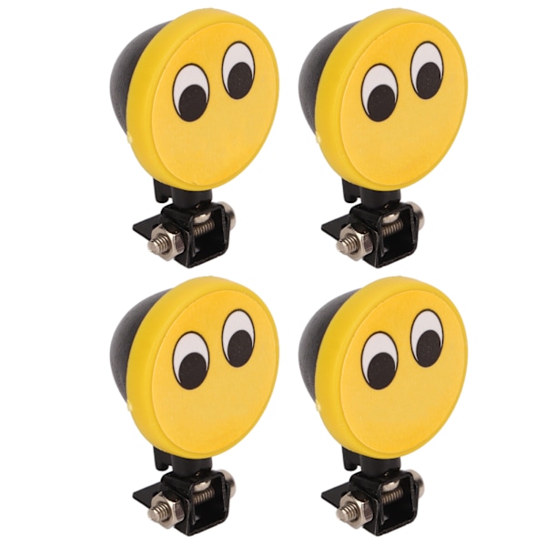 4kpl RC LED-valosuoja pölytiivis korvaava yleismallin RC-auton lampunvarjostin Hsp:lle, Redcatille, Traxxasille, Tamiyalle pyöreä