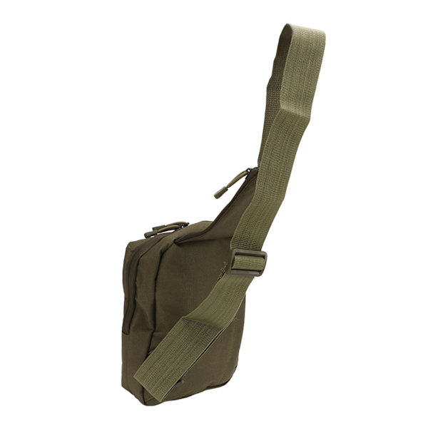 Sotilaallinen rintalaukku Vedenpitävä monitoiminen unisex Oxford-kangas Nylon Matka Sling Reppu pyöräilyyn OD Vihreä