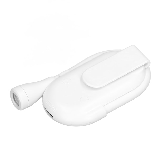 Boglæselampe USB Genopladelig 3 farver Niveauer Lysstyrke Justerbar Fleksibel Clip On Boglampe Bog Natlampe Hvid
