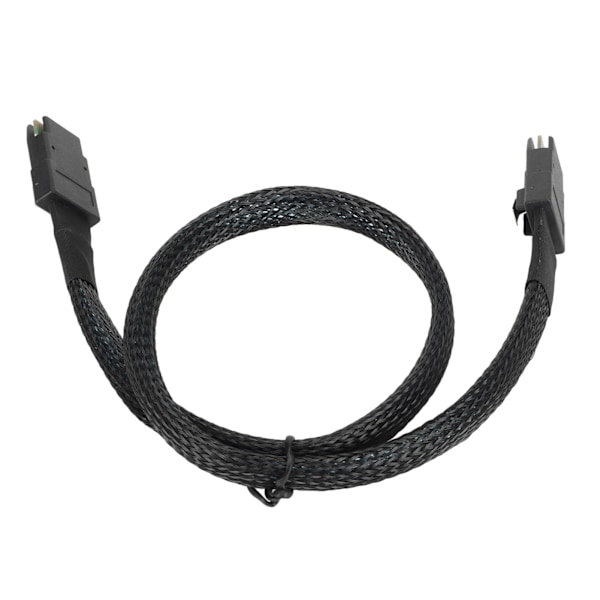 Mini SAS SFF 8087 -kaapeli, kaksois suora pää, tietokoneen palvelimen emolevy yhdistettynä array-kortin datakaapeliin 0,5 m / 1,6 jalkaa