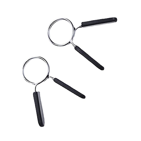 4st skivstångsfjäderklämma 3,2 mm tråddiameter 2 varv skivstångsklämma för tyngdlyftning 25 mm diameter