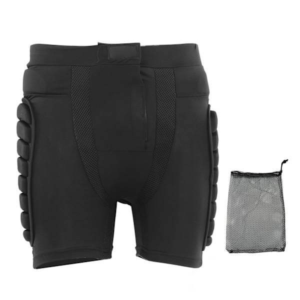 Höftskyddsskydd Bomull Polyester EVA Justerbara Sports Vadderade Shorts för Skidåkning Skating XXL