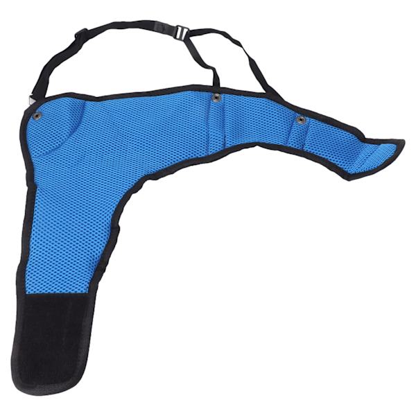 Bågskytte Bröstskydd Justerbart Andningsbart Mesh Båge Pil Jakt Skytte Sport Skyddsanordning Säkerhet Skyddsbröstverktyg Blå