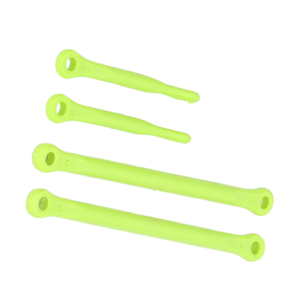 4 stk. RC Bil Tie Link Rod RC Styring Trækstang Link Plast RC Retrofit Opgraderingsdele til WLtoys 1/12 12428 RC Bil