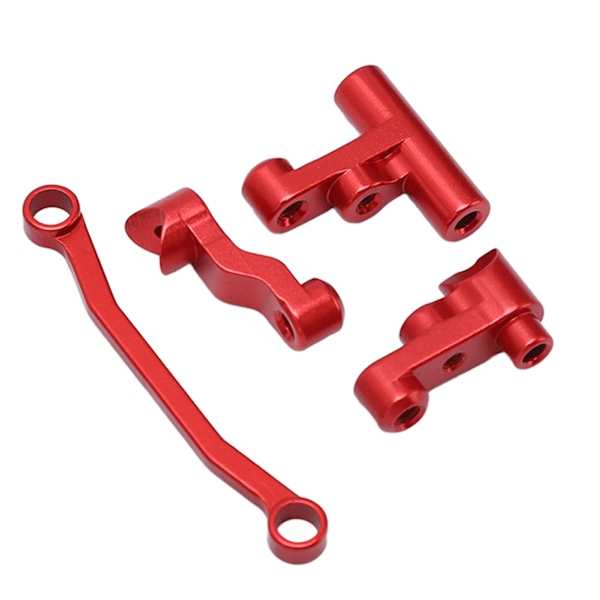 RC-styreenhed Aluminiumlegeringserstatning Udsøgte opgraderingsdele til Traxxas LaTrax Teton 1/18 RC Car Red