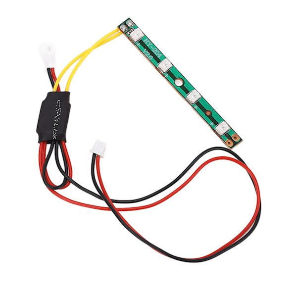 7,4V RC-ljusstång Röd belysning Hög ljusstyrka 4 pärlor 51 mm längd för SCY 16103 1/16 RC-bilar