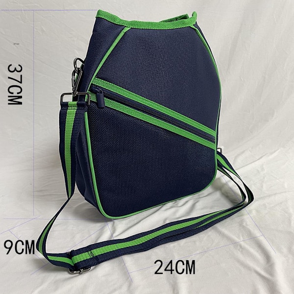 Ketcher strandtennis ketchertaske sæt skuldertaske messenger taske mænd og kvinder sportslynlås green