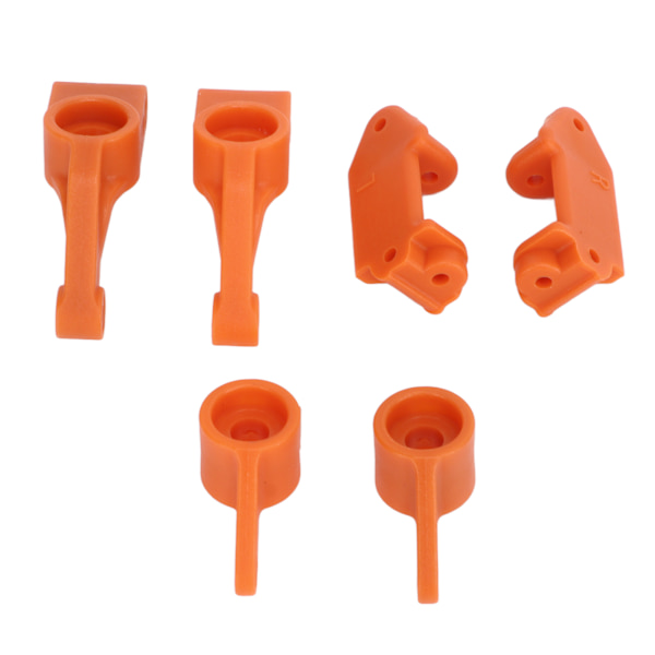 RC Car Steering Cup Bakaxel Cup med C-navhållare för Rustler Stampede Slash 2 Wheel Drive 1/10 RC Car Orange