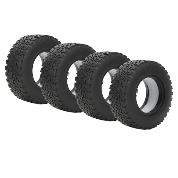 4 stk 1,55 tommer myke gummihjul for Tamiya CC01 LC70 LC80 1/18 Air UTB18 Capra fjernkontroll biloppgraderingsdel