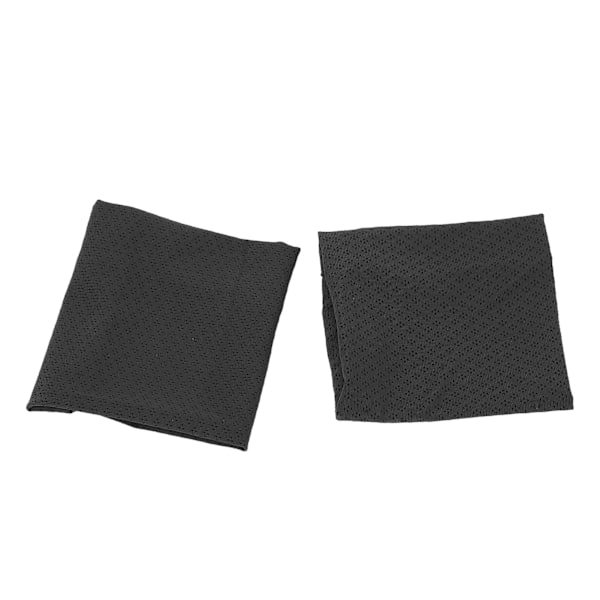2ST Kølearmbånd Is Silke Hudvenlig Elastisk Unisex Åndbar Svedabsorberende Armbånd til Atletisk Træning Sort