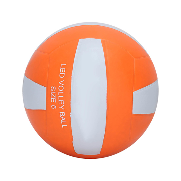 LED Glow In The Dark Volleyball Gummi LED Vibrasjon Nattlysende Volleyball for utendørsbruk