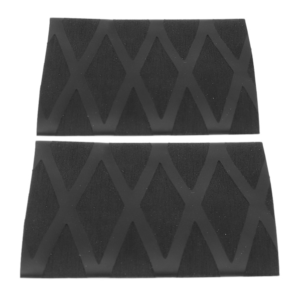 2 ST Tennisracket Grip Tape Varmekrympbar polyolefinracket overgreb til horisontal racket Sport Sort