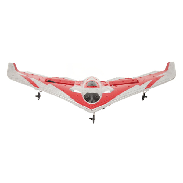RC Plane Kit Glider Fjärrkontroll Flygplan EPP Foam Flygplan med LED-ljus för nybörjare Vuxna Barn Röd 2 Batterier