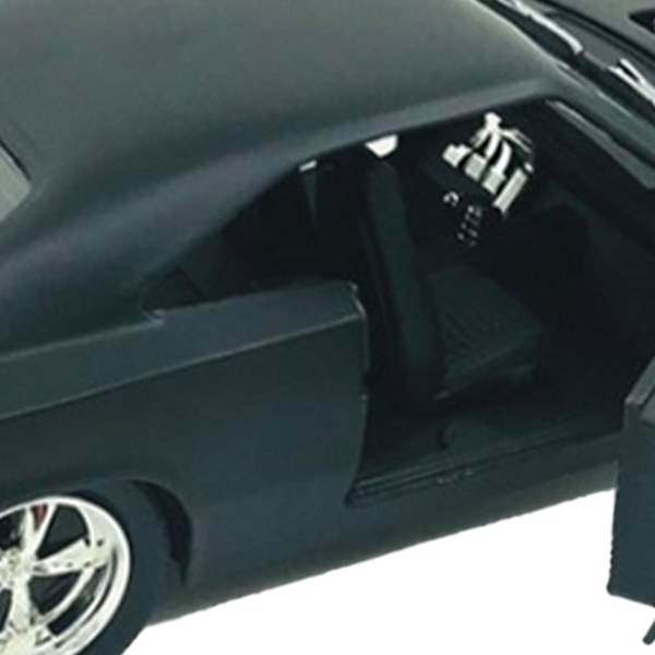 Bilmodell for barn og voksne Legering Metall 1:24 Modell Billeke for hjemmeinnredning Svart
