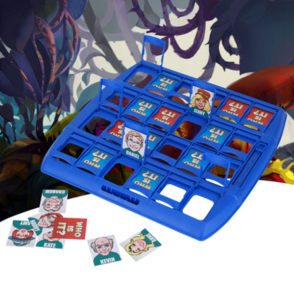 Hvem Er Det Klassisk Brætspil Sjovt Familiespil Forældre Børn Spil Børn Legetøj Gave
