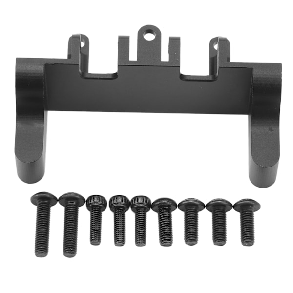 RC Servo Stativmonteret Aluminiumlegering Styretøj Servomonteringsbeslag til Axial 1/18 UTB18 Capra Unlimited Trail Car Sort