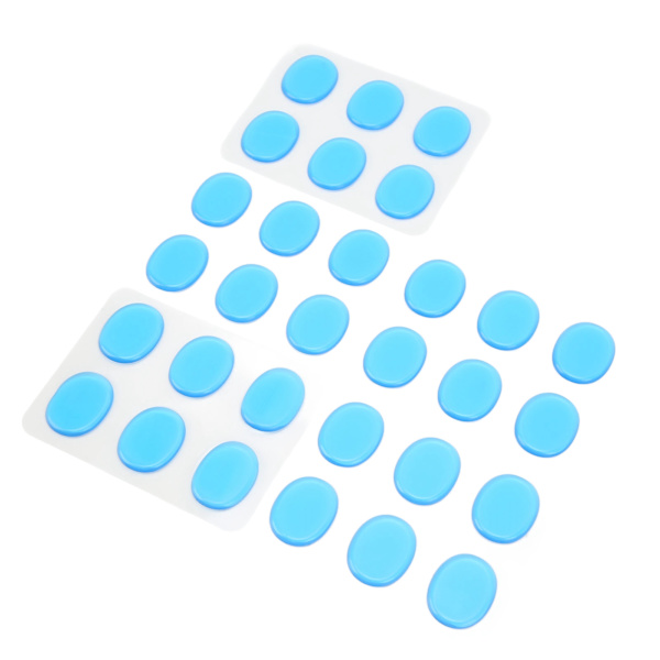 30st Drum Dämpare Gel Pads Silikon Drum Ljuddämpare Ljuddämpande Ljuddämpar Pads Blå