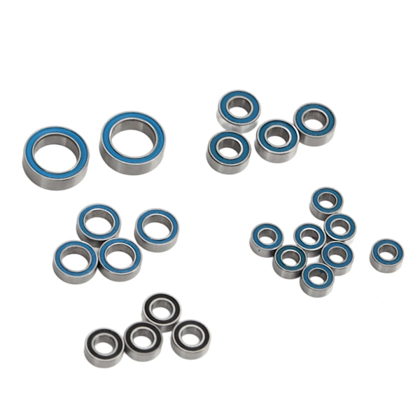 22PCS RC-lagersats Rostfritt stål Kullager Tillbehör för Traxxas TRX4M 1/18 RC Crawler Car Upgrade Parts