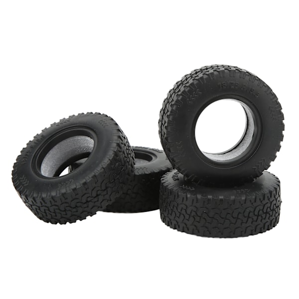 4 stk 1,55 tommer myke gummihjul for Tamiya CC01 LC70 LC80 1/18 Air UTB18 Capra fjernkontroll biloppgraderingsdel