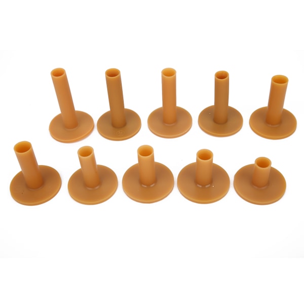 10 stk Gummi Golf-Tees Holdbare Golf Treningshjelp Tee Holder Driving Range Golf Tilbehør