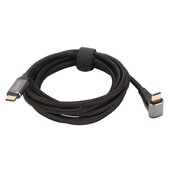 90 Graders USB C-kabel 4K 60Hz understøtter PD100W Type C 3.1 Gen2 fuld funktion USB C hurtigopladningsledning til Steam Deck 200cm/78.7in