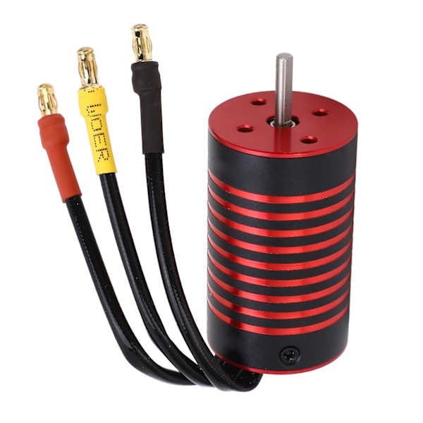 2845 RC bil børsteløs motor Vandtæt rustbeskyttet aluminiumslegering 4-polet RC bilmotor til 1/12 1/14 RC bil 2800KV
