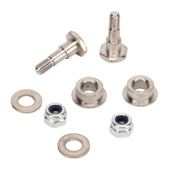 Styreskrue Professionel 14mm stål Rustbeskyttet erstatning RC Styreskrue til RC-bildele Sølv