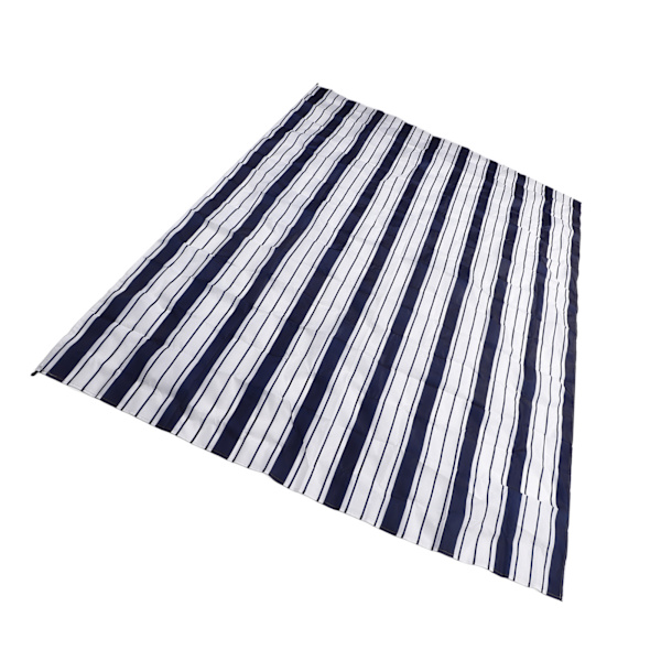 Rantapyyhe Vedenpitävä Kevyt kannettava ulkoilma piknikmatto retkeilyyn Blue Stripe 2 X 1,45M