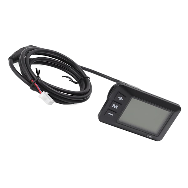 24V 36V 48V elcykel LCD GD01 Display Panel Cykelmodifieringstillbehör med vattentät kontakt