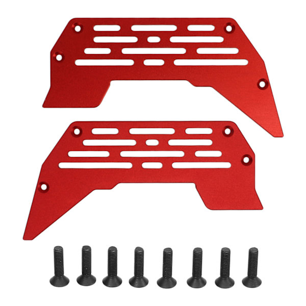 Aluminiumslegering RC bil glideplader til Arrma 1/7 1/8 Serie fjernbetjeningsbilmodeller