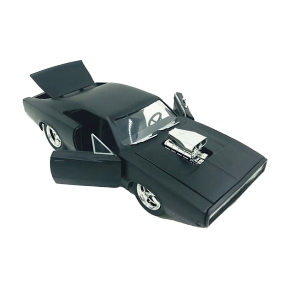 Bilmodell for barn og voksne Legering Metall 1:24 Modell Billeke for hjemmeinnredning Svart