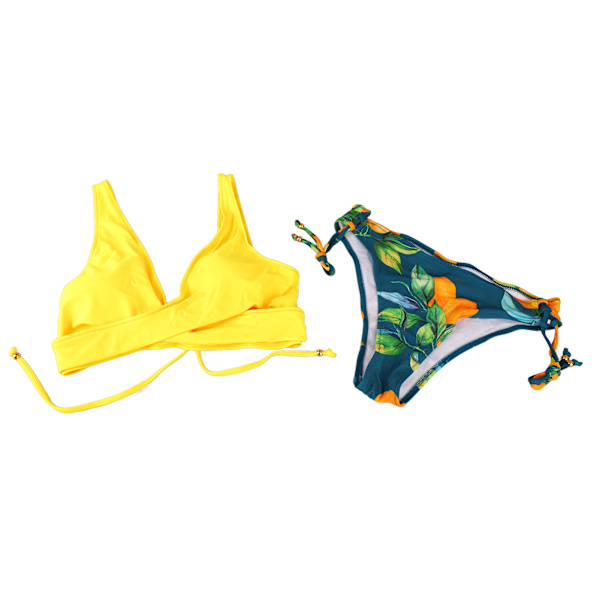 Kvinnor Bikini Baddräkt 2 delar Vattentät Andas Vacker Baddräkt för Beach Simning Party