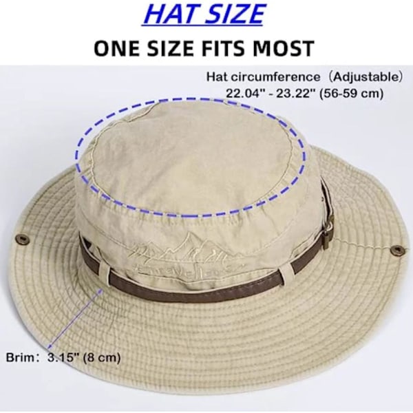 Hopfällbar solhatt för män, jakt hatt, anti-UV, utomhus, bergsklättring, resehatt, bucket hat khkai