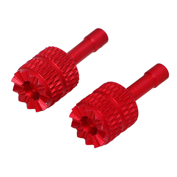 2 ST RC Fjärrkontroll Sticks Portabel Kompakt Aluminiumlegering Ergonomisk Fjärrkontroll Rocker för Mini 3 Pro Red