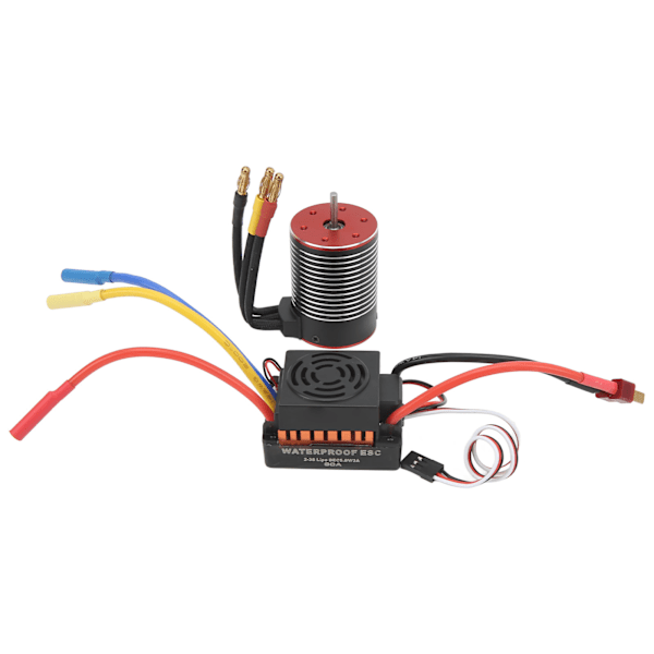 Vand- og støvtæt 5200KV 60A RC Børsteløs ESC Combo Sæt til Traxxas