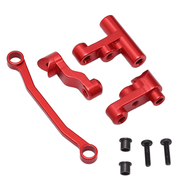 RC-styreenhed Aluminiumlegeringserstatning Udsøgte opgraderingsdele til Traxxas LaTrax Teton 1/18 RC Car Red
